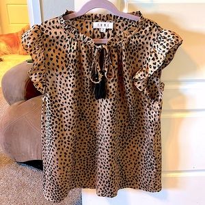 THML leopard print top. Size M